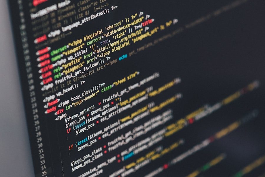 Code displayed in a dark code editor