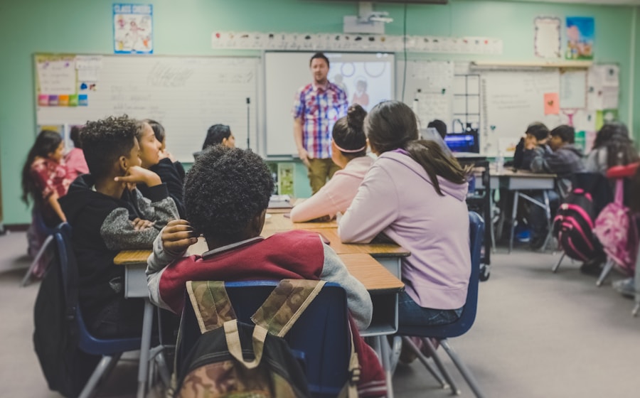 Teacher leading an interactive learning session